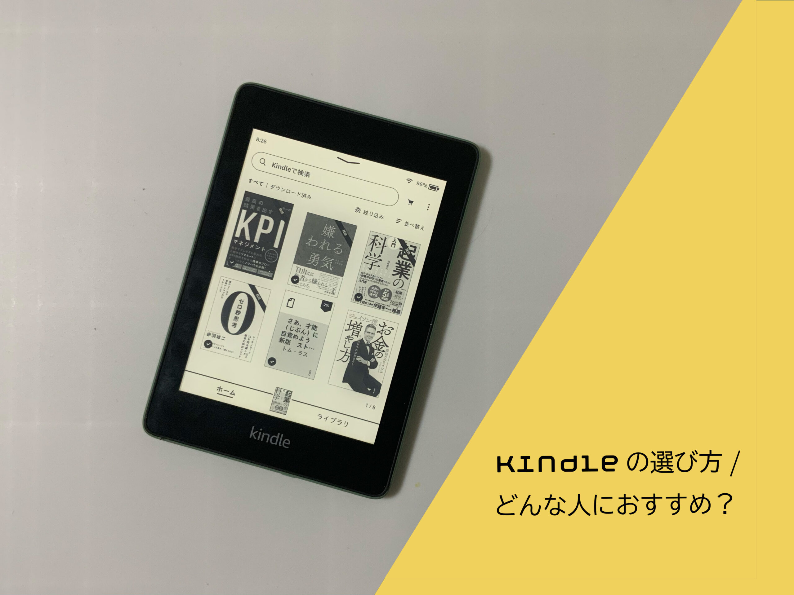 Kindle使用感レビュー/Kindleを半年以上使ってみて